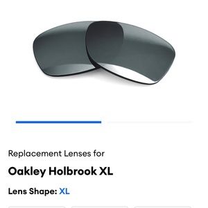 Oakley Holbrook XL Lens for replacement : polarized and anti reflective gray